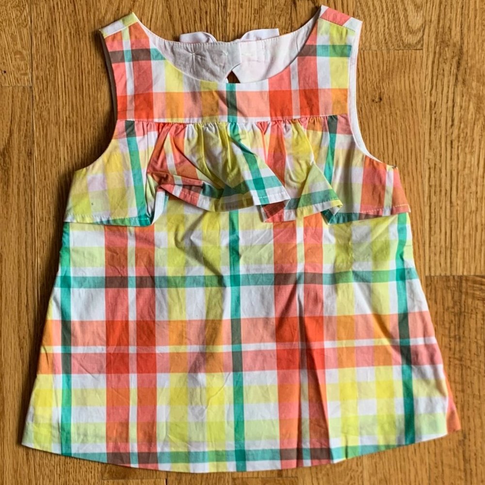 Janie and Jack Size 4 Sleeveless Girls Top